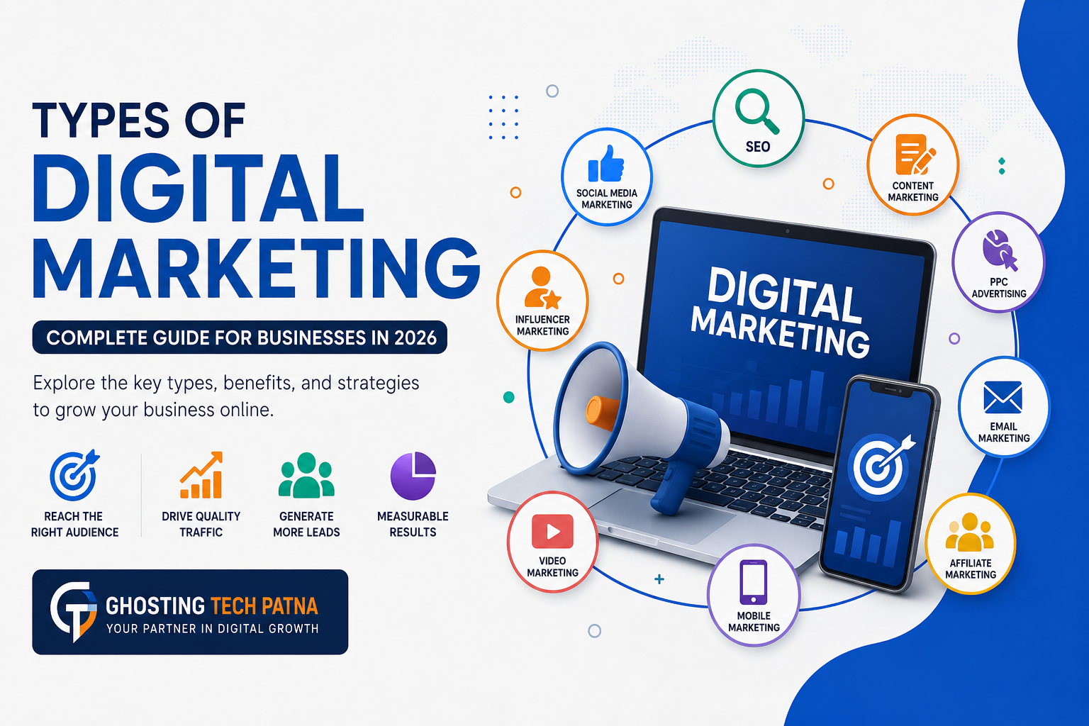 Types of Digital Marketing: A Complete Beginner's Guide